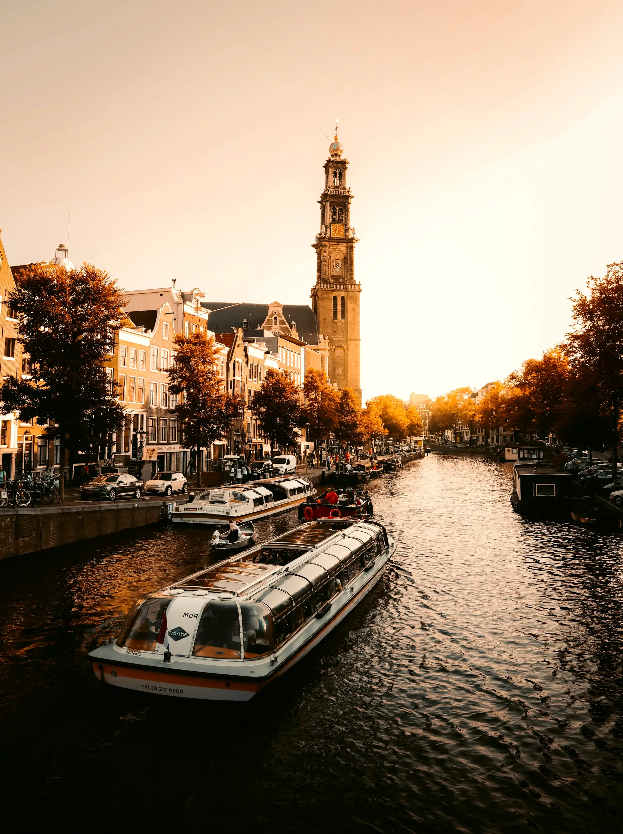 Amsterdam, Canaux, vélos, cafés bruns